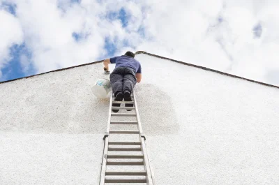 Peinture extérieure à Mérifons — façades et ravalement